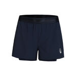 Vêtements Quiet Please Quiet Please Point 2in1 Shorts Femmes-Bleu Foncé