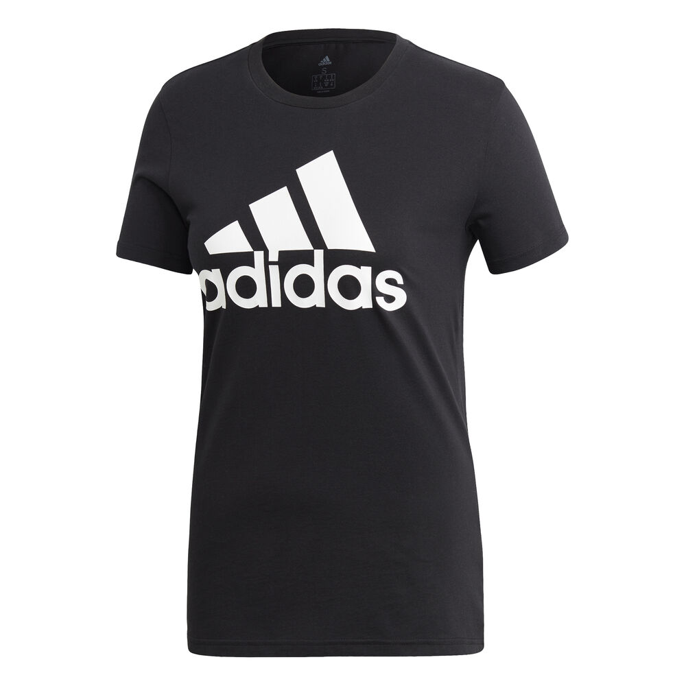 adidas Badge Of Sport Cotton T-shirt Femmes - Noir , Blanc