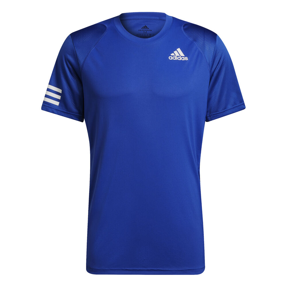 adidas Club 3-Stripes T-shirt Hommes - Bleu , Blanc