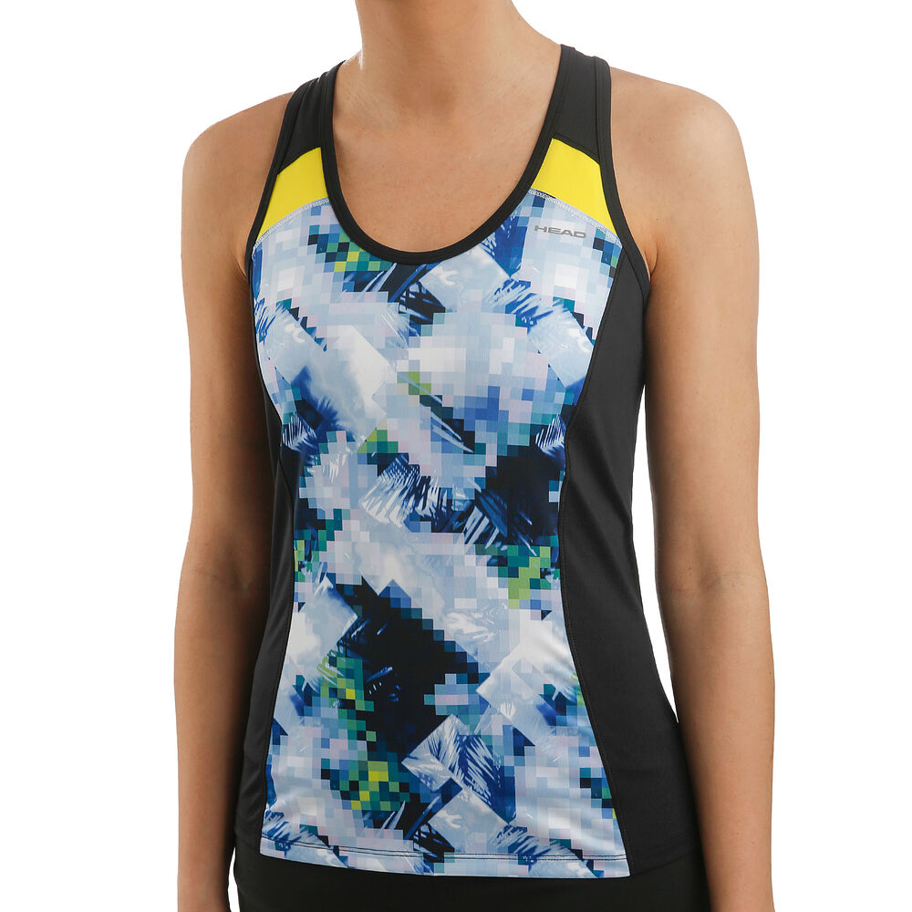 HEAD Ava Débardeur Tank Top Femmes - Bleu Clair , Bleu Foncé