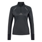 Vêtements Newline Newline Mesa Half-Zip Top De Course Femmes-Noir