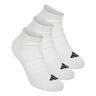 Essentials Low 3P Chaussettes de tennis - Pack de 3 Unisex-blanc, noir