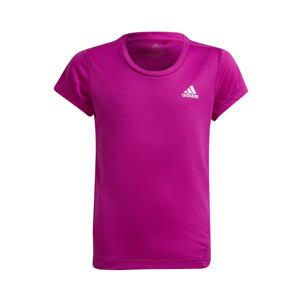 adidas AeroReady 3-Stripes T-shirt Filles - Pink