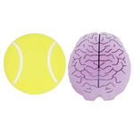 Accessoires raquettes Gamma Gamma String Things Tennisball, Brain Antivibrateur Conditionn&eacute; Par Pack Deux-Multicouleur