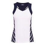 Fila Fila Steffi D&eacute;bardeur tank top Femmes-blanc, bleu fonc&eacute;