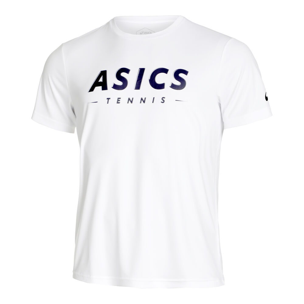 asics court gpx tee t-shirt hommes - blanc