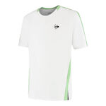 V&ecirc;tements de tennis Dunlop Dunlop Game T-shirt Hommes-blanc, vert
