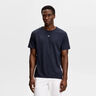 Court  T-shirt Hommes-bleu fonc&eacute;