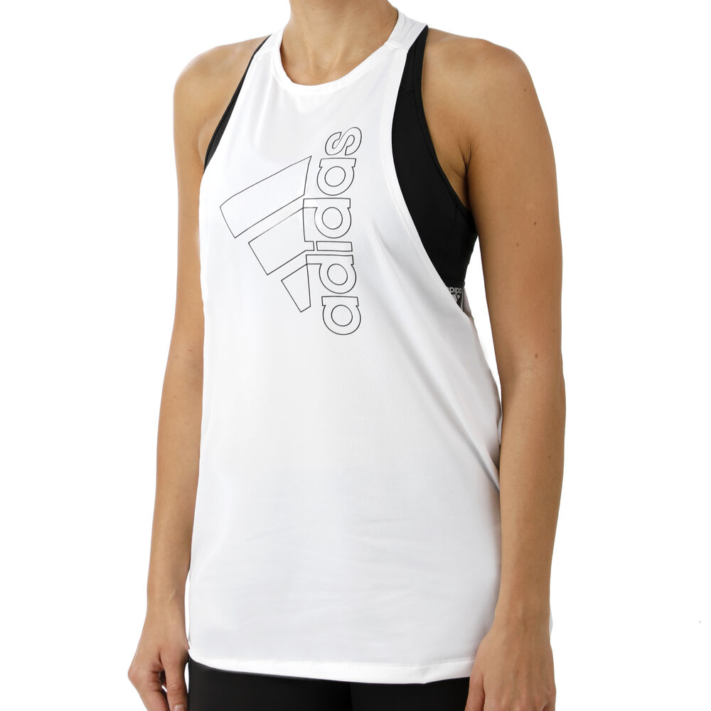 adidas Badge Of Sport Tech Débardeur Tank Top Femmes - Blanc , Noir