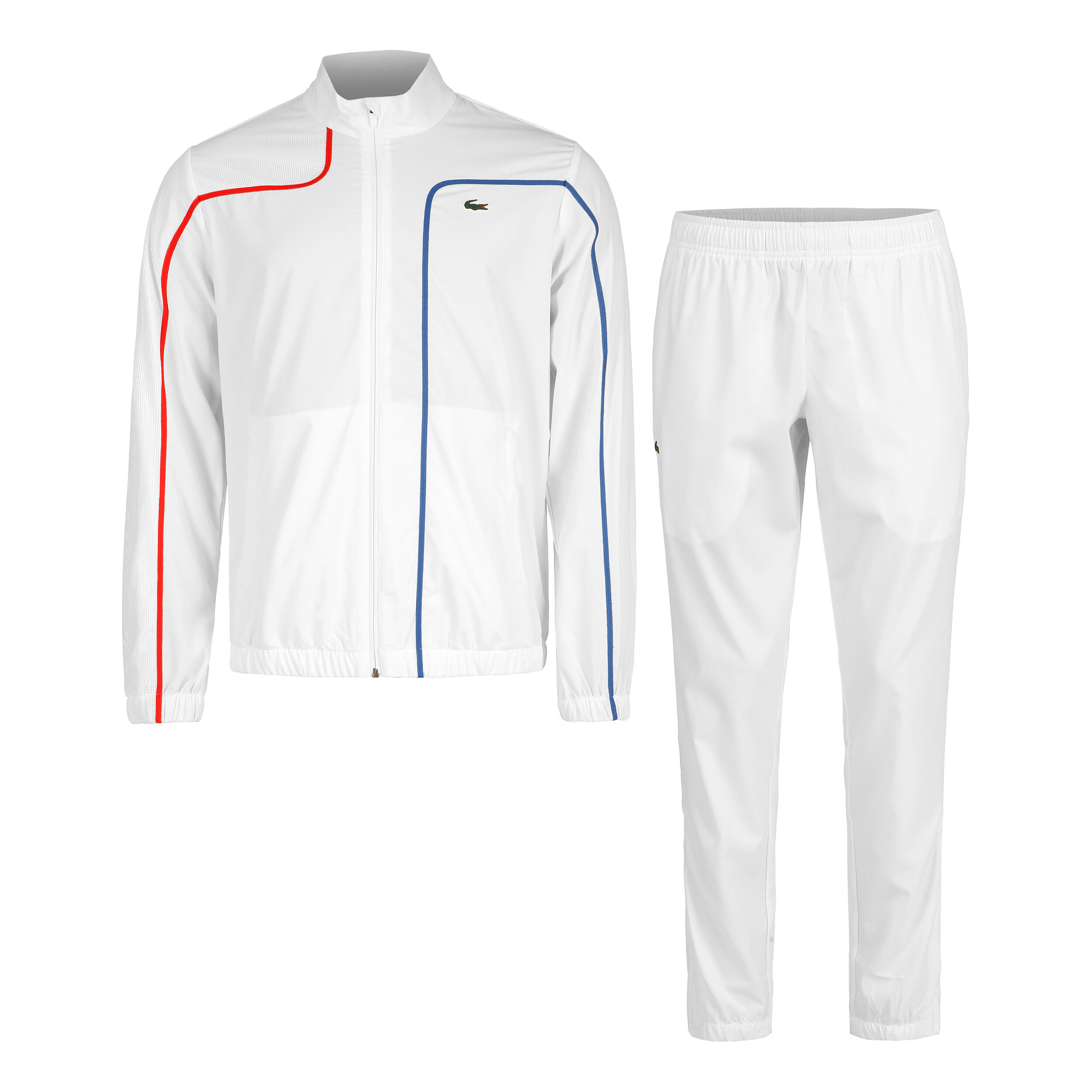 Survetement lacoste homme blanc store