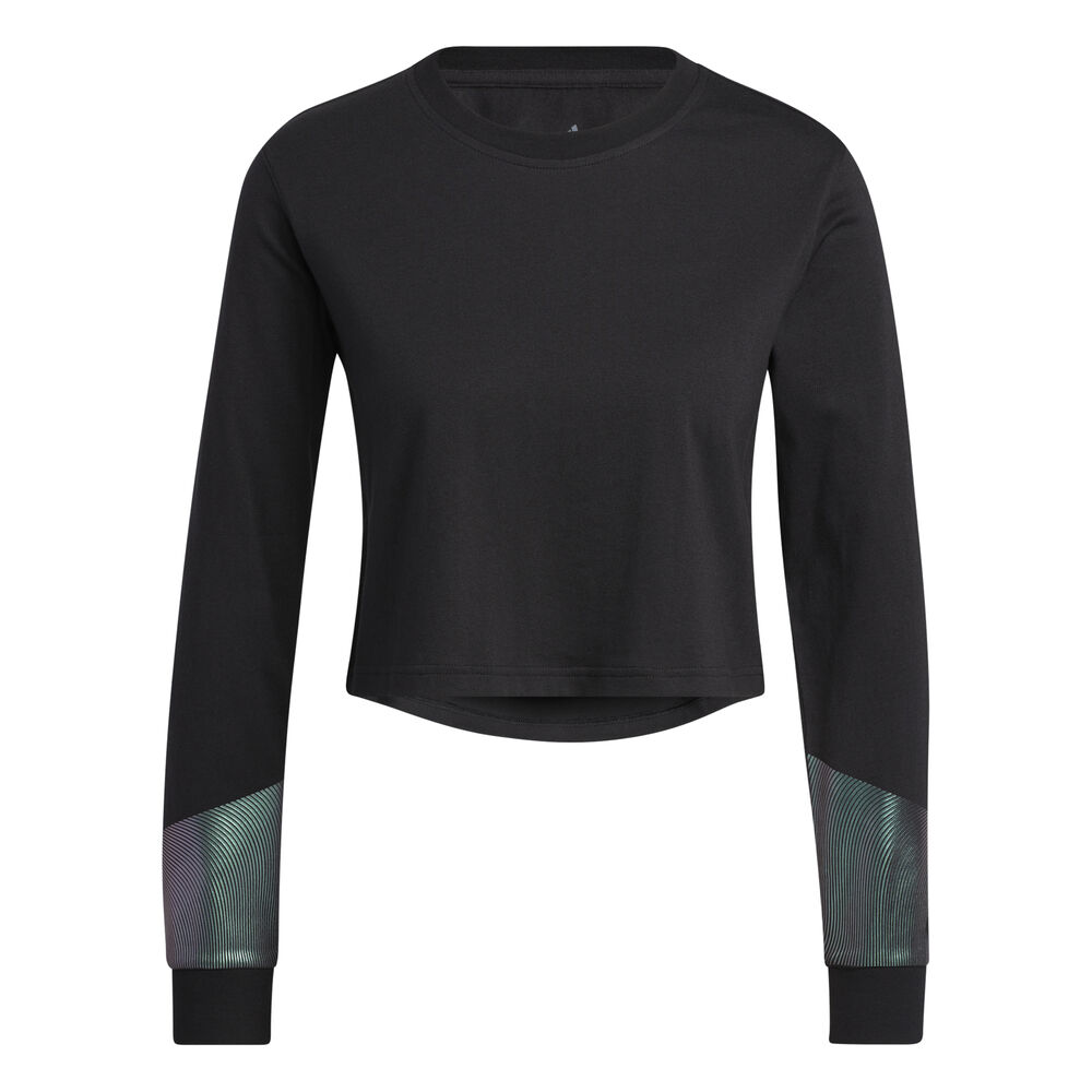 adidas HLDY Graphic Haut Manches Longues Femmes - Noir