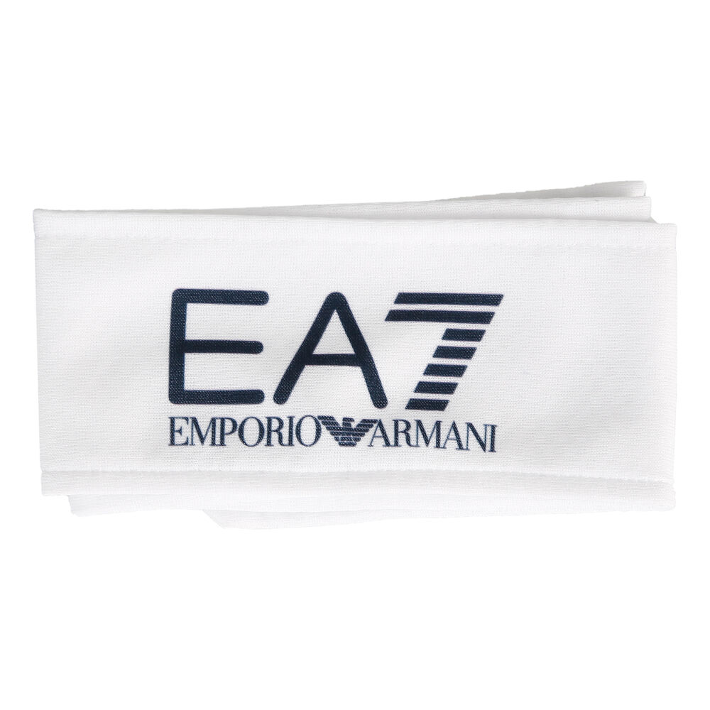 EA7 Fabio Fognini Bandana - Blanc , Bleu Foncé