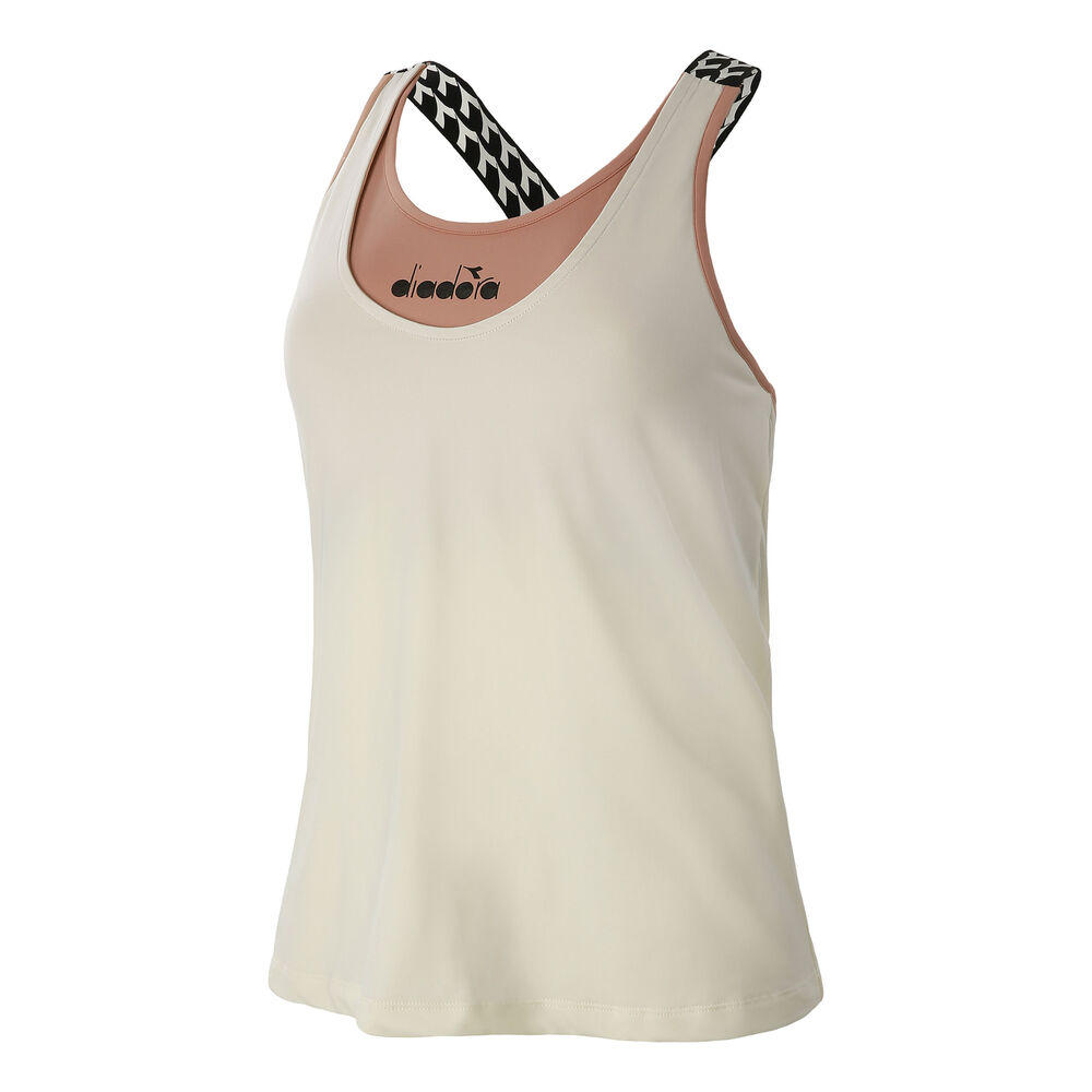 Diadora Clay Débardeur Tank Top Femmes - Crème , Écru