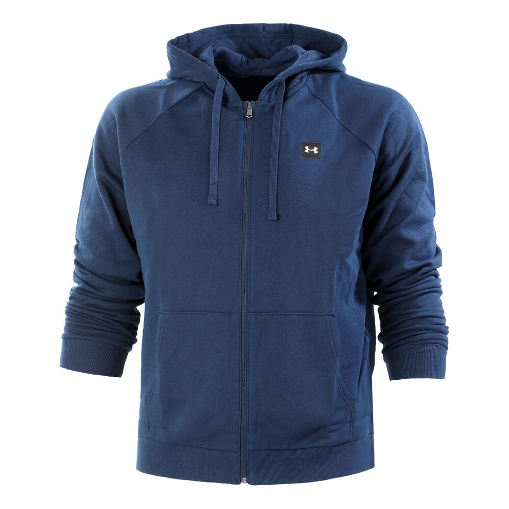 Under Armour Rival Gilet En Coton Hommes - Bleu Foncé , Blanc