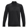 Quarter Half-Zip Haut Manches Longues Hommes-Noir