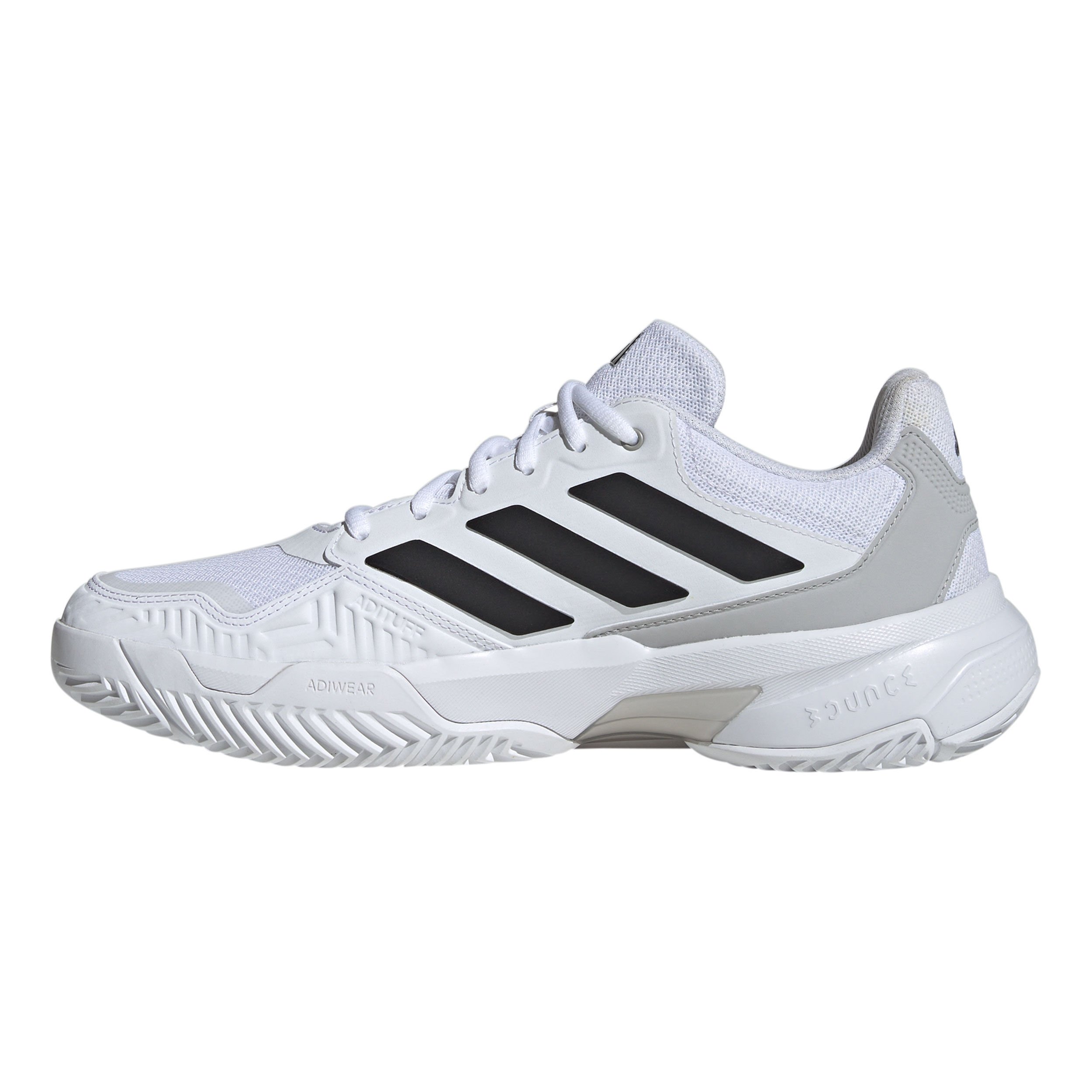 adidas CourtJam Control 3 Chaussures Toutes Surfaces Hommes-Blanc
