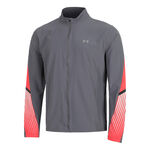 V&ecirc;tements Under Armour Under Armour Velociti Storm Veste Running Hommes-Gris,Rouge
