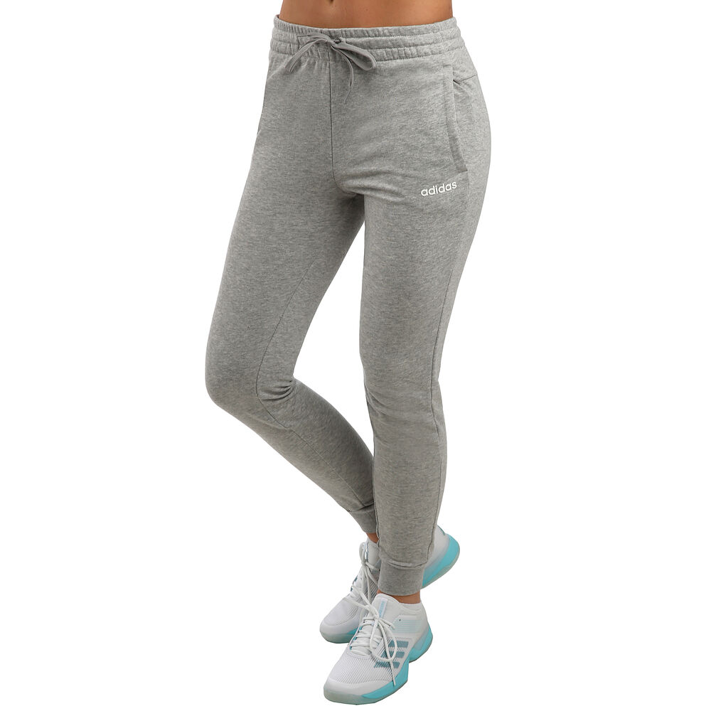 adidas Essentials Plain Pantalon Survêtement Femmes - Gris Clair , Blanc