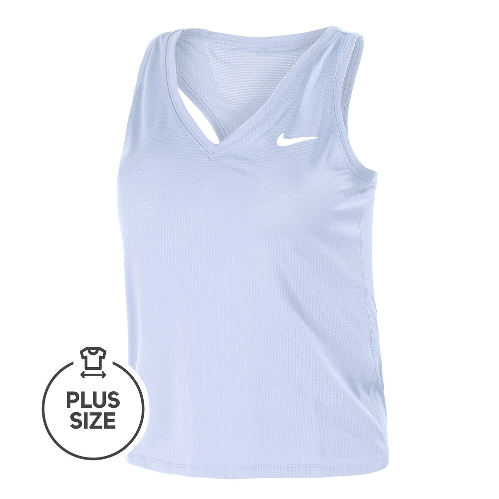 Nike Dri-Fit Victory Plus Size Débardeur Tank Top Femmes - Bleu Clair