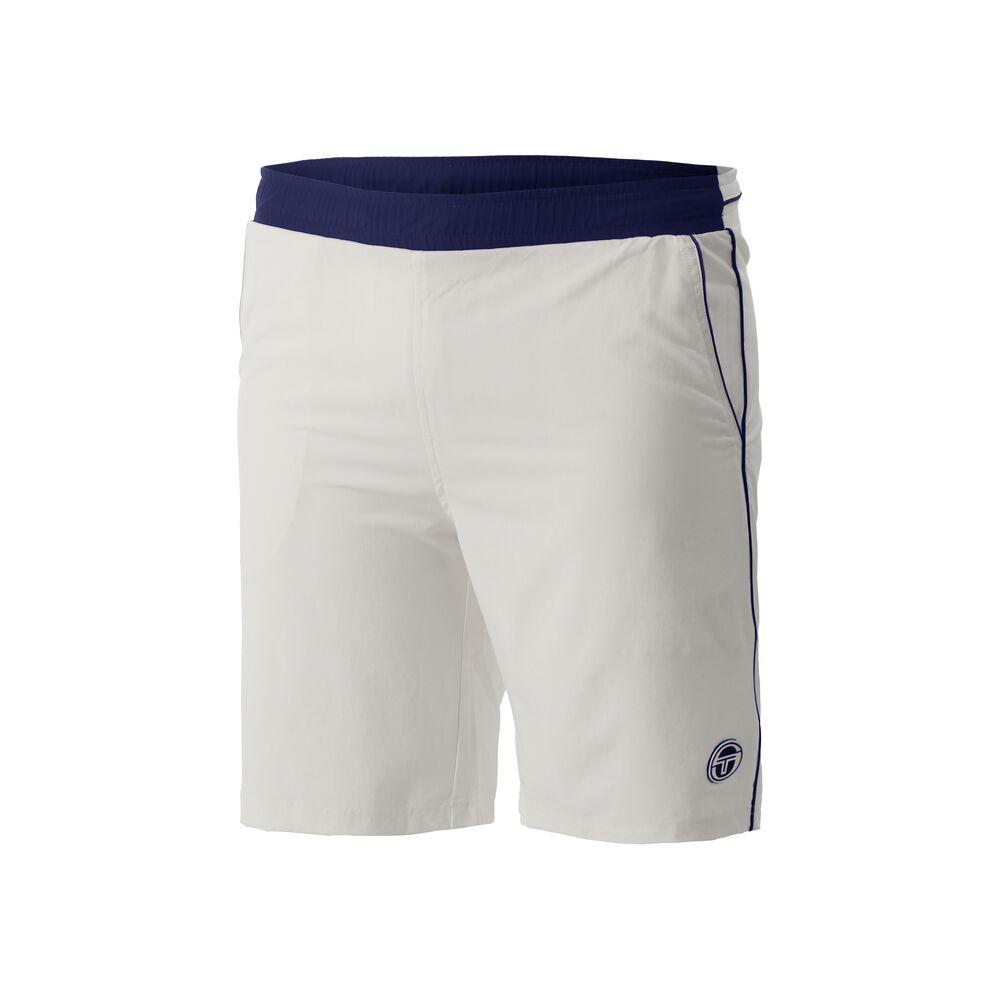 Sergio Tacchini Shorts Hommes - Blanc , Bleu Foncé