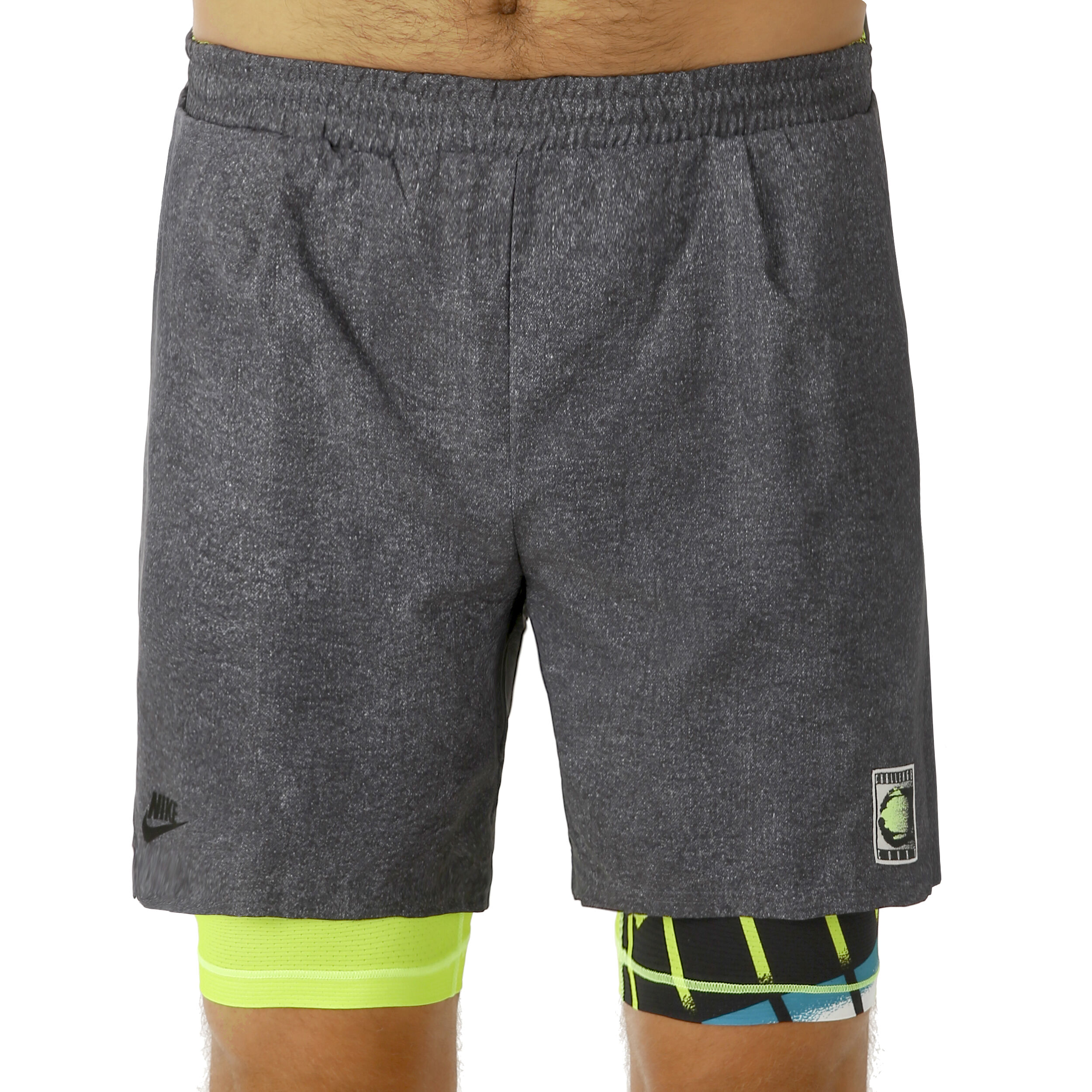Buy Nike Court Ace Shorts Hommes Noir Jaune Lemon online Tennis Point FR