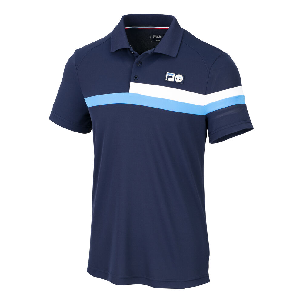 Fila Louie Polo Hommes - Bleu Foncé , Blanc