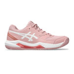 Chaussures de tennis ASICS ASICS Gel-Dedicate 8 Clay Chaussure terre battue Femmes-ros&eacute;, blanc