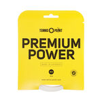 Tennis-Point Tennis-Point Premium Power Cordage En Garniture 12m-Blanc
