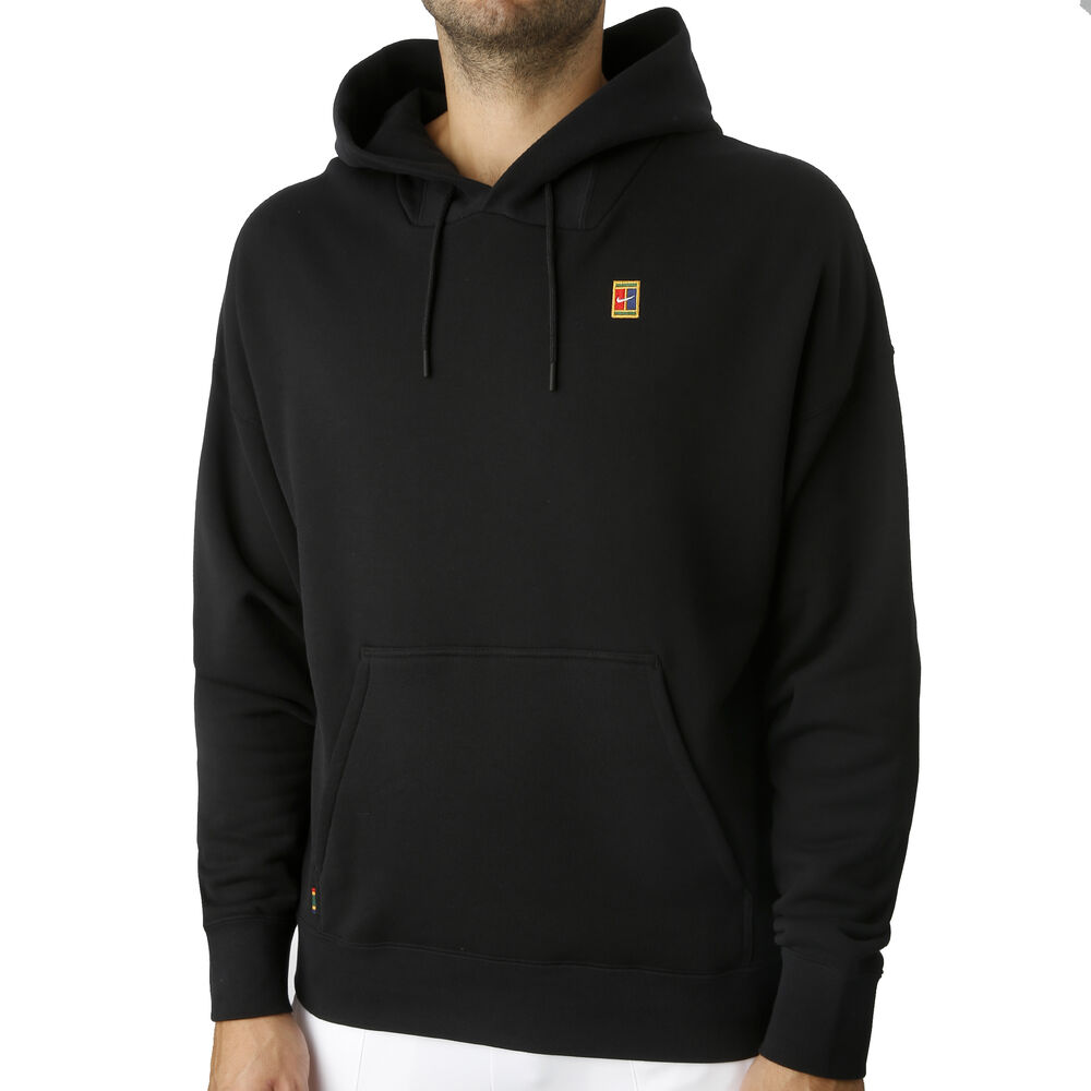 Nike Court Heritage Fleece Sweat à Capuche Hommes - Noir , Multicouleur