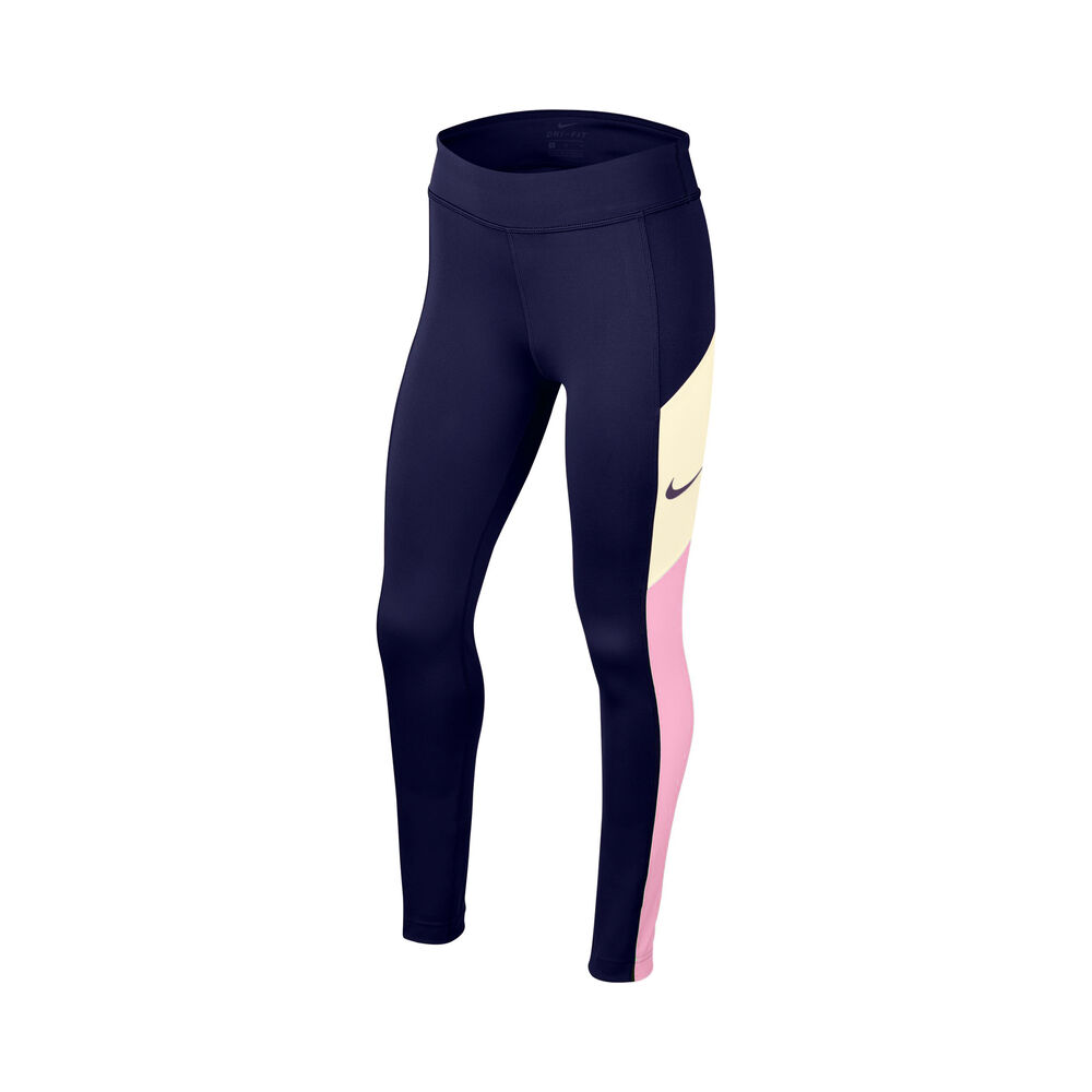 Nike Trophy Collant Tight Filles - Bleu Foncé , Rosé