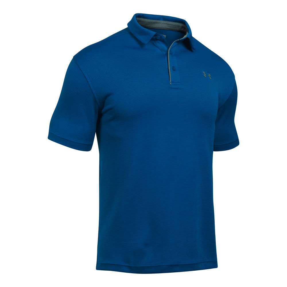 Under Armour Tech Polo Hommes - Bleu , Gris