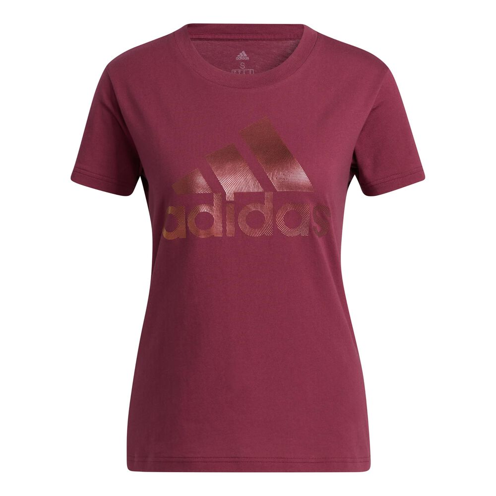 adidas HLDY Graphic T-shirt Femmes - Rouge Foncé