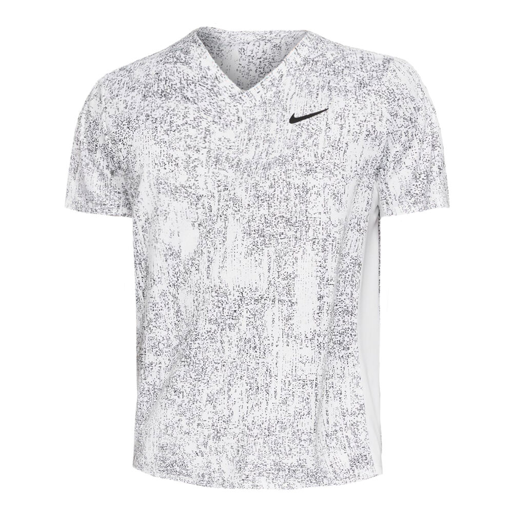 Nike Dry Victory Print T-shirt Hommes - Blanc , Noir