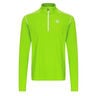Zac Tech Half Zip Haut Manches Longues Hommes-Vert Fluo,Blanc
