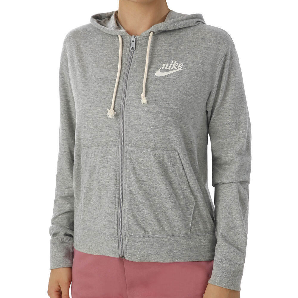 Nike Sportswear Gym Vintage Gilet En Coton Femmes - Gris , Blanc