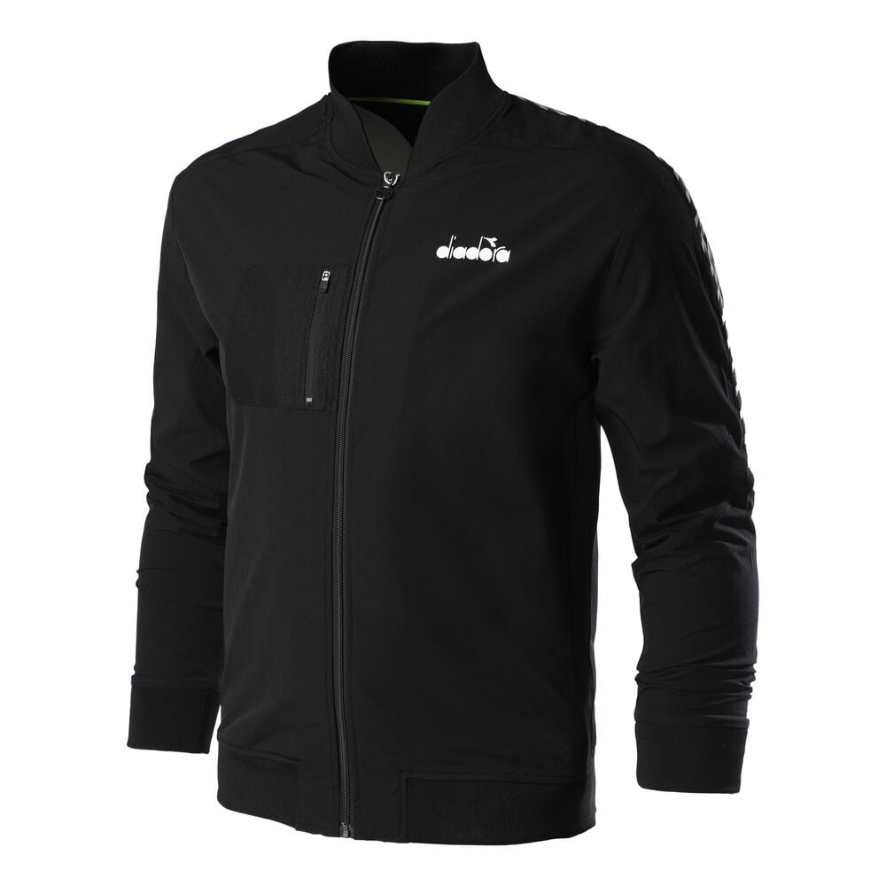 Diadora Challenge FZ Veste De Survêtement Hommes - Noir , Blanc