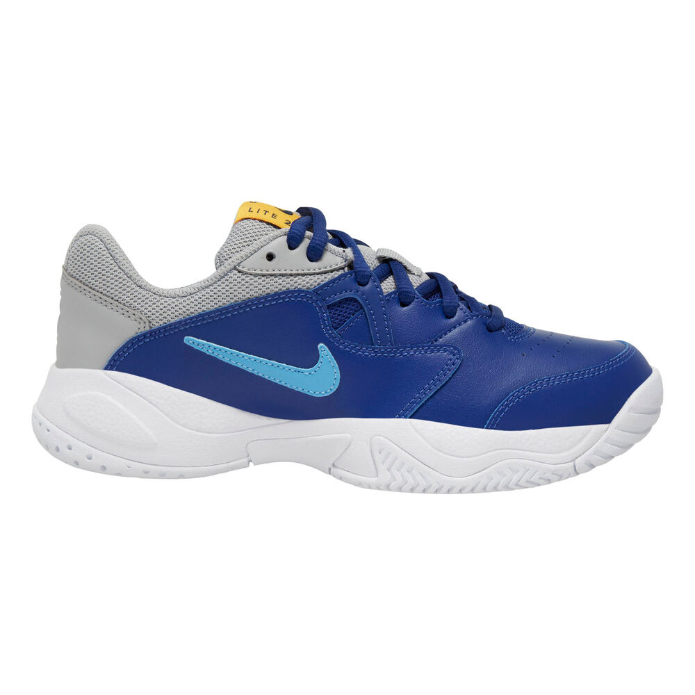 Nike Court Lite 2 Chaussure Surface Dures Enfants - Bleu , Gris Clair