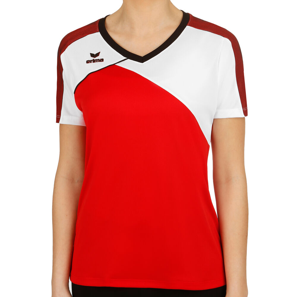 Erima Premium One 2.0 T-shirt Femmes - Rouge , Blanc