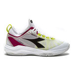 Chaussures de tennis Diadora Diadora Speed Blushield Fly 4+ Chaussure Terre Battue Femmes-Blanc,Jaunes Fluo