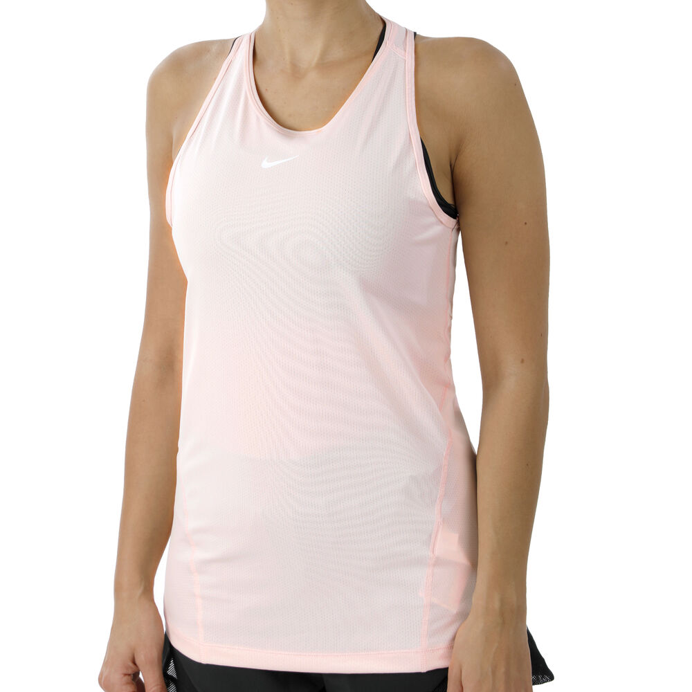 Nike Pro Débardeur Tank Top Femmes - Abricot, Blanc