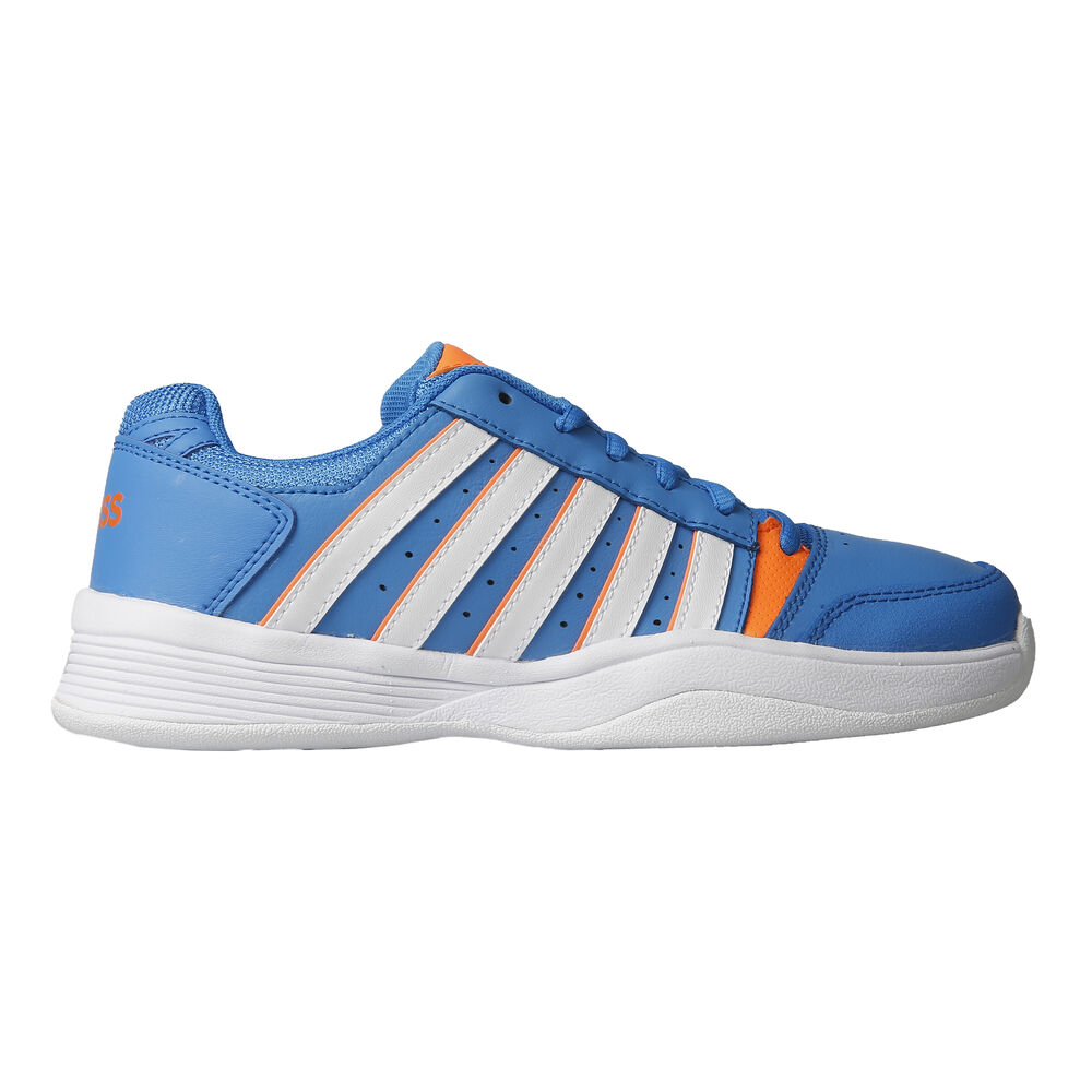 K-Swiss Court Smash Carpet Chaussure Moquette Enfants - Bleu , Blanc