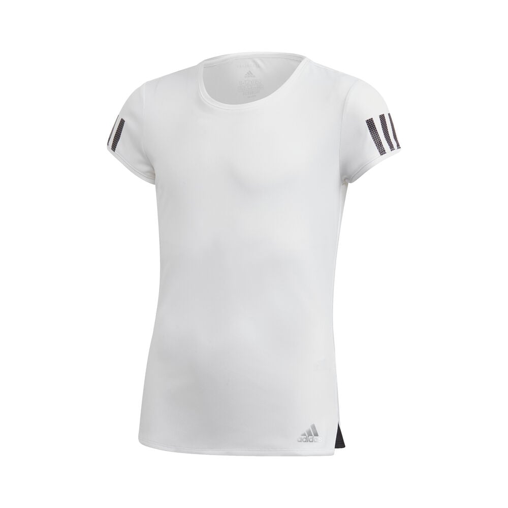 adidas Club T-shirt Filles - Blanc , Gris