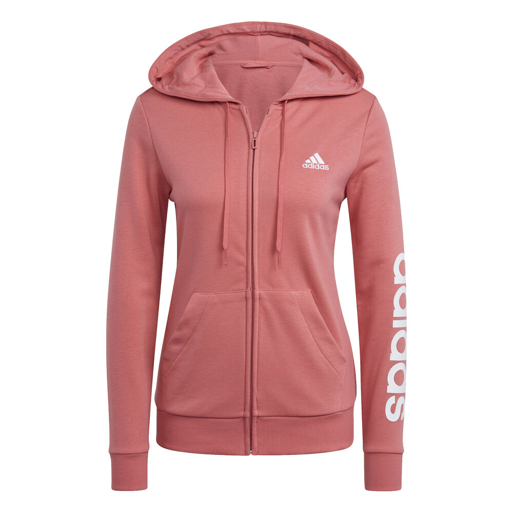 adidas Linear Freelift Gilet En Coton Femmes - Rosé, Blanc