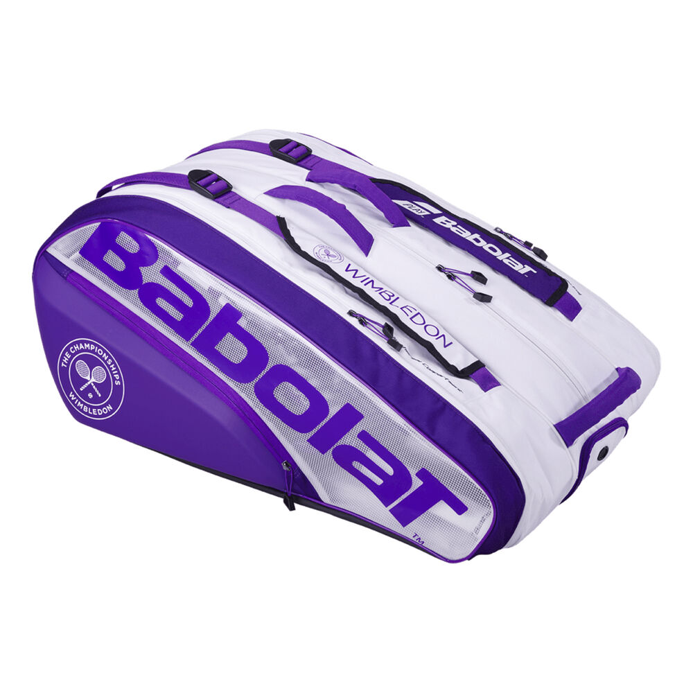 Babolat Pure Wimbledon Housse De Raquette Lot De 12 - Violet , Blanc