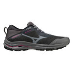 Chaussures de running Mizuno Mizuno Wave Rider GTX Chaussure Trail Femmes-Gris,Blanc