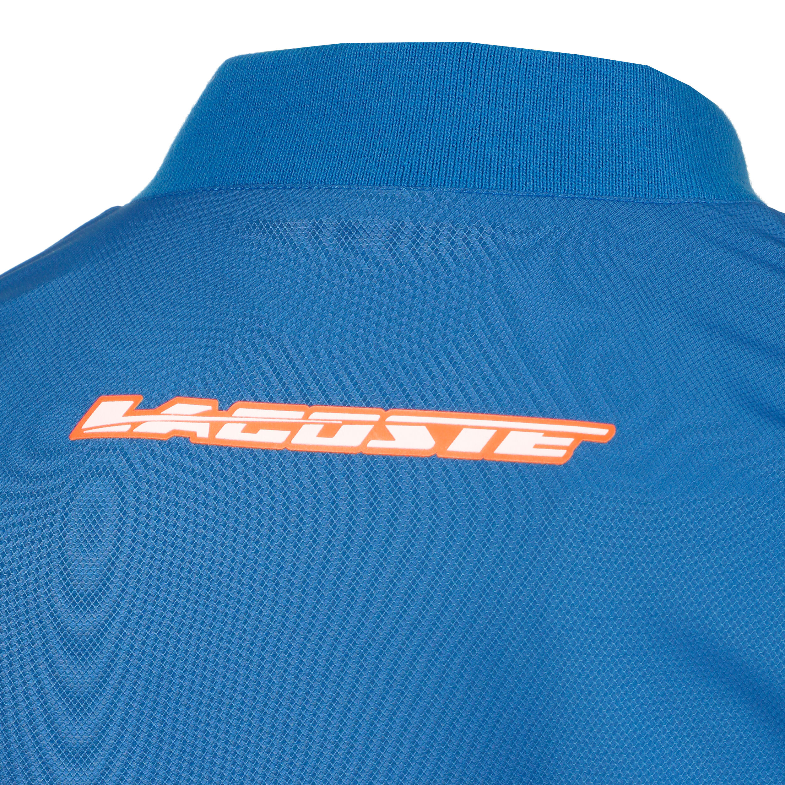 Survetement lacoste top bleu et orange