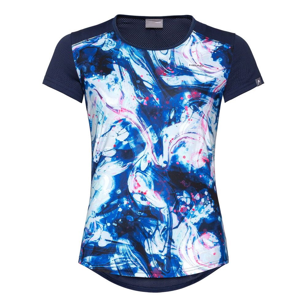 HEAD Sammy T-shirt Femmes - Bleu Foncé , Blanc