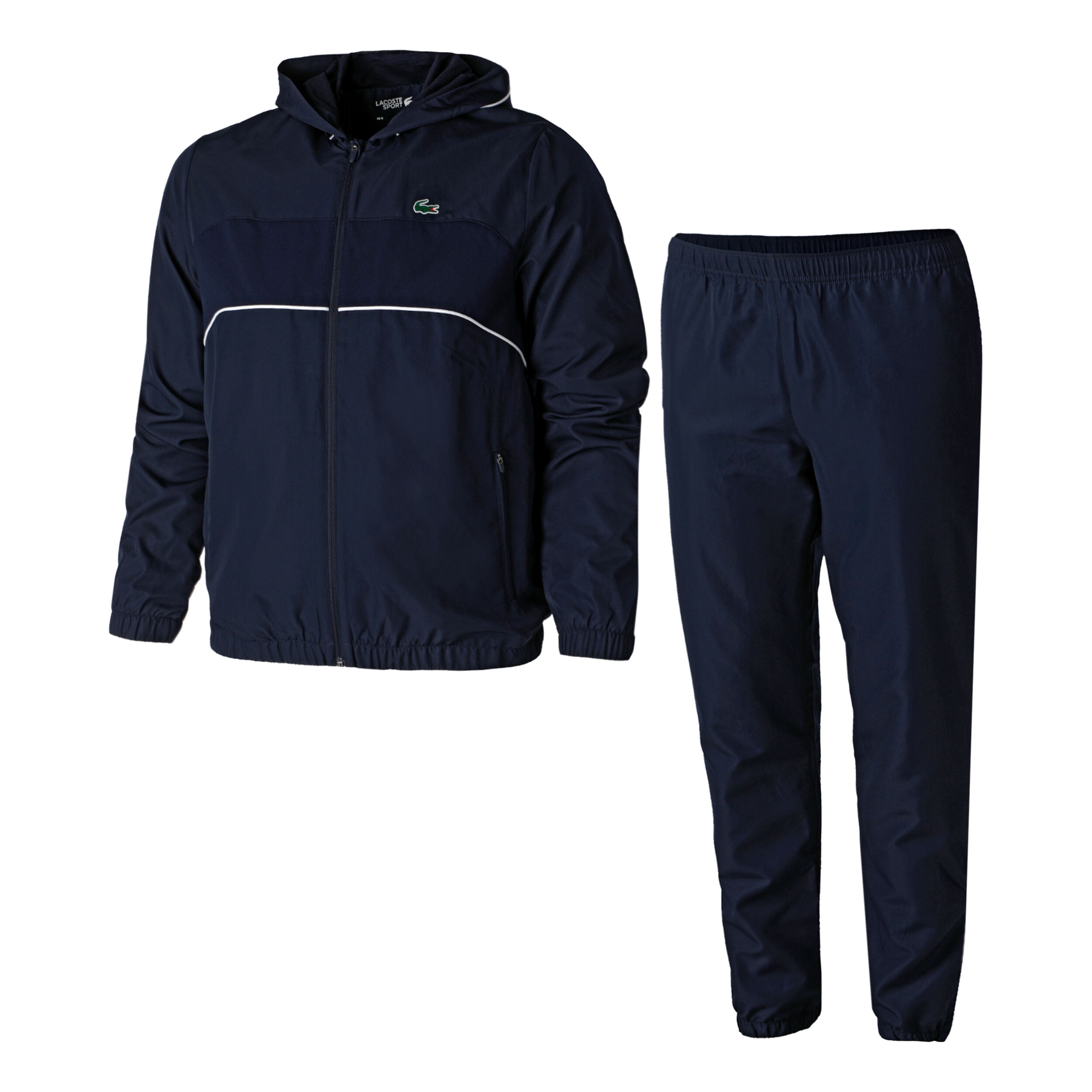 Buy Lacoste Survetement Hommes Bleu Fonce Blanc online Tennis Point FR