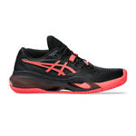 ASICS ASICS Gel-Resolution X Chaussure terre battue Femmes-noir, pink fluo