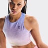 Court Crop Débardeur tank top Femmes - multicouleur, 